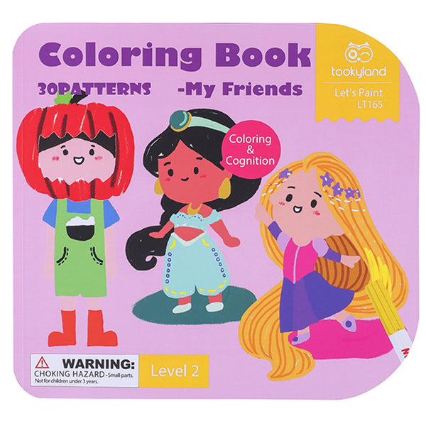 Tookyland Coloring Book - My Friends 26x28x0.5cm – Fresh Beauty