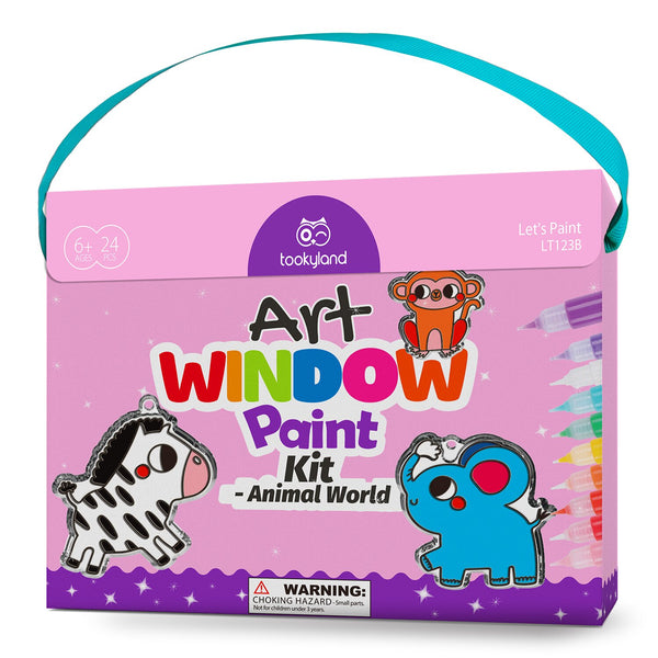 Tookyland "Window Art Kit - Animal World"  22x6x18cm