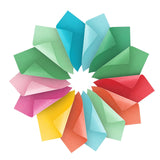 Tookyland Origami & Kirigami Paper Art Kit - Flowers  17x17x8cm