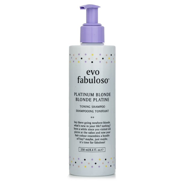Evo Fabuloso Toning Shampoo - # Platinum Blonde  250ml/8.4oz