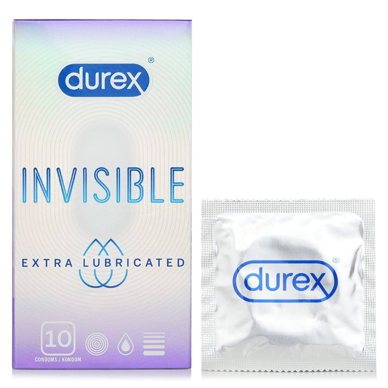 Durex Invisible Extra Lubricated Condoms 10pcs  10pcs/box