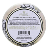 Voluspa Mini Tin Candle - Jasmine Midnight Blooms  113g/4oz