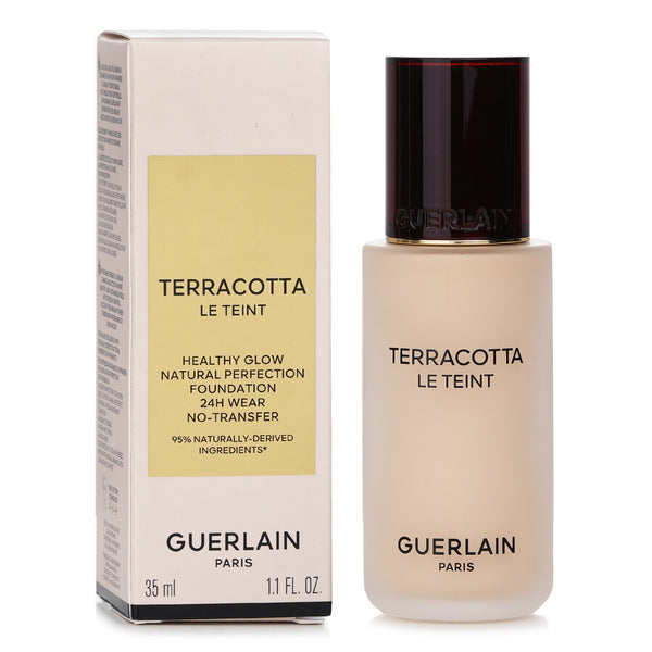 Guerlain Terracotta Le Teint Healthy Glow Natural Perfection Foundation 24H Wear No Transfer - # 0.5W Warm  35ml/1.1oz