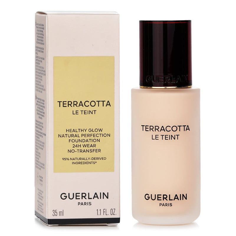 Guerlain Terracotta Le Teint Healthy Glow Natural Perfection Foundation 24H Wear No Transfer - # 0C Cool  35ml/1.1oz