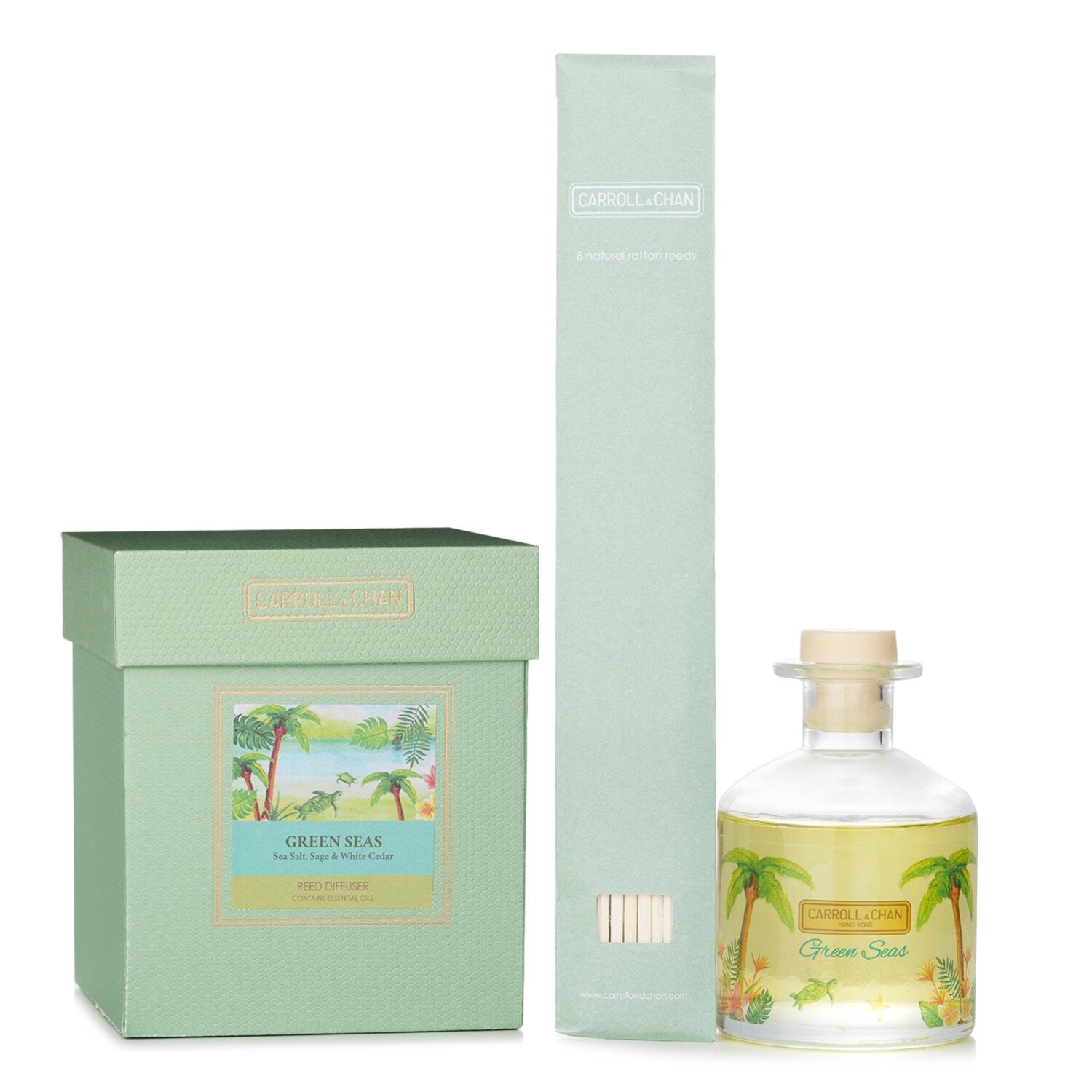 Carroll & Chan Reed Diffuser - Green Seas 200ml/6.76oz – Fresh Beauty Co.