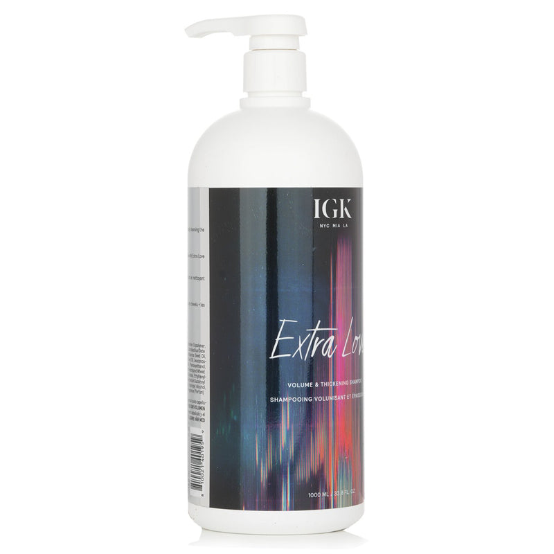 IGK Extra Love Volume & Thickening Shampoo  1000ml/33.8oz