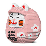 Jekca Daruma Maneki Neko 01S-M01 Building Bricks Set  18x14x21cm