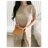 Trendywhere Letter Print Tee  Free (XS-M)