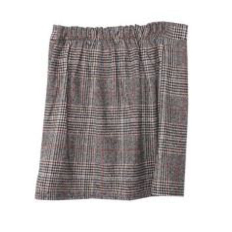 Trendywhere Check Wool Mini Skirt  Free (XS-M)