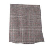 Trendywhere Check Wool Mini Skirt  Free (XS-M)