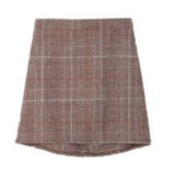 Trendywhere Check Wool Mini Skirt  Free (XS-M)