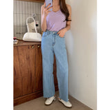 Trendywhere High Waist Wide Leg Jean  L