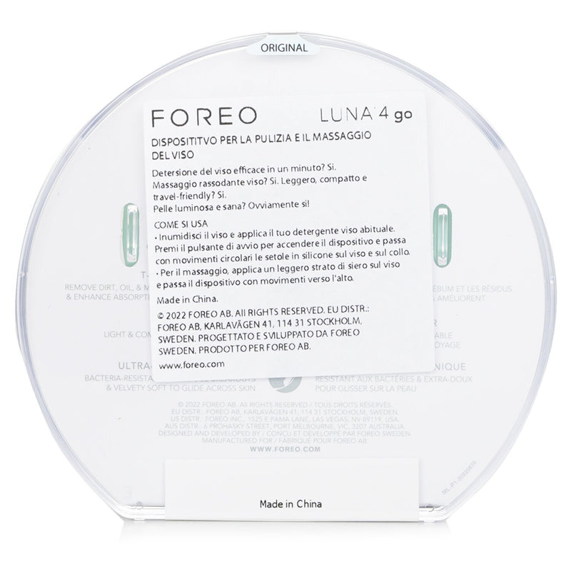 FOREO Luna 4 Go Facial Cleansing & Massaging Device - # Pistachio  1pcs