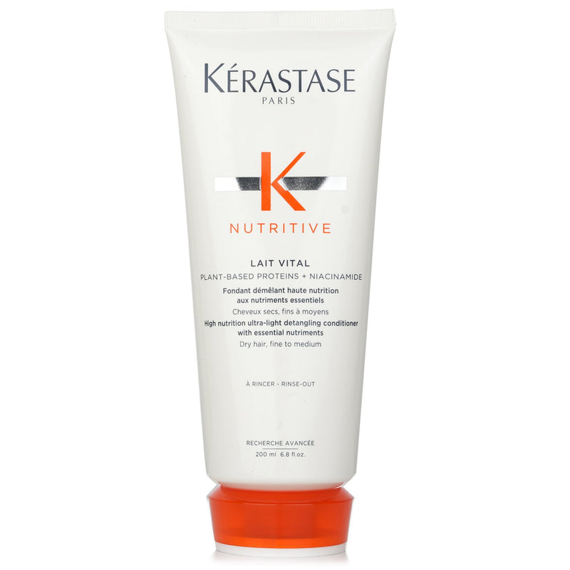 Kerastase Nutritive Lait Vital High Nutrition Ultra-Light Detangling Conditioner (Dry Hair, Fine to Medium)  200ml/6.8oz