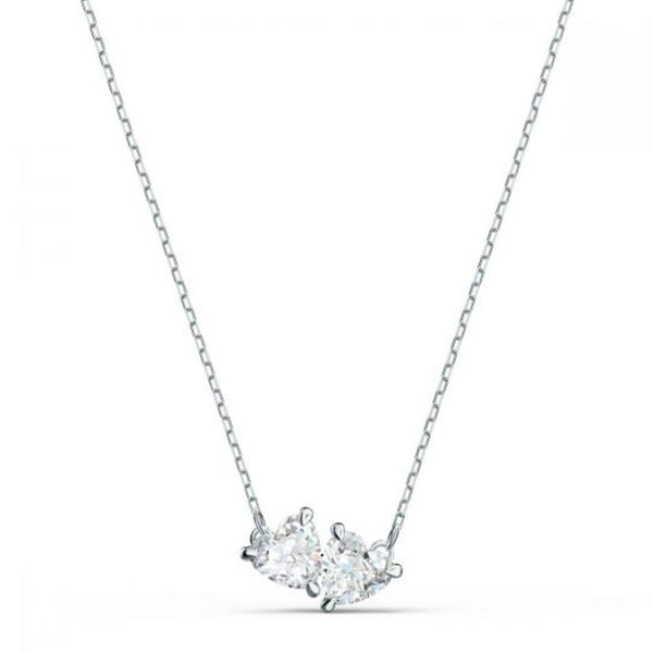 Swarovski Attract Soul necklace 5517117 - Heart, White, Rhodium plated  White