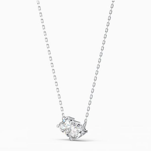 Swarovski Attract Soul necklace 5517117 - Heart, White, Rhodium plated  White