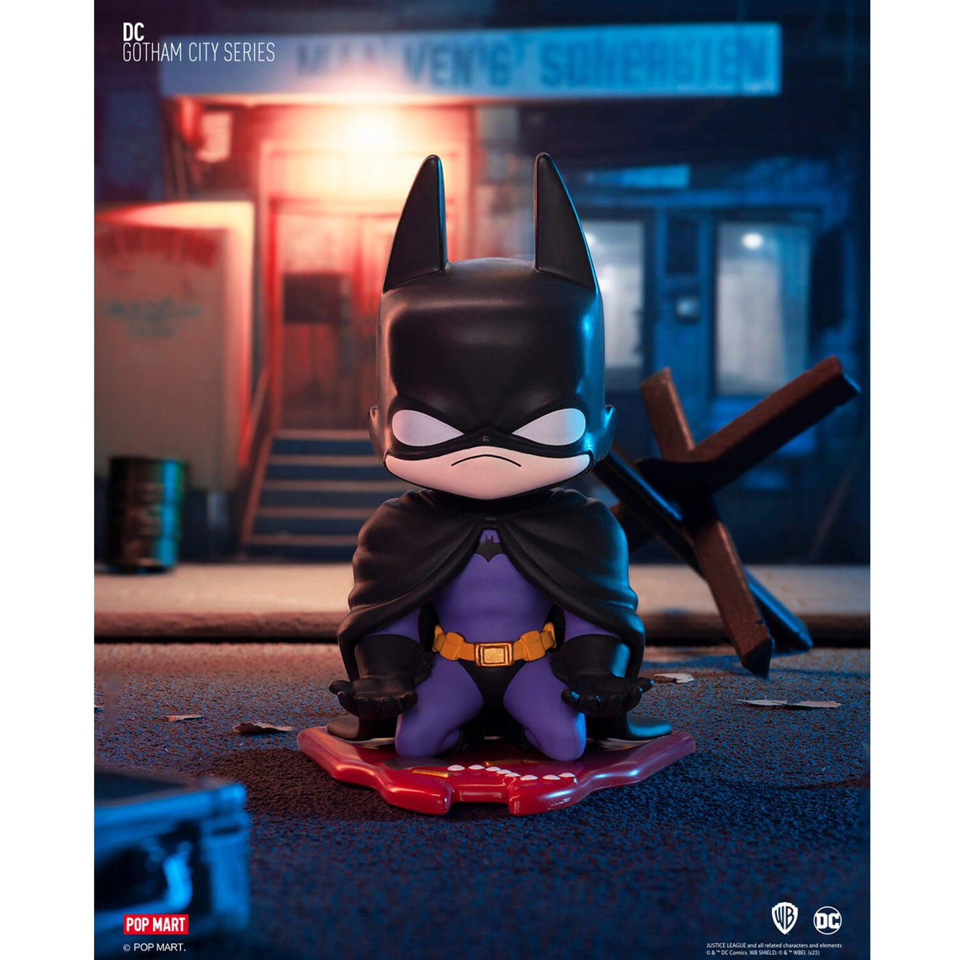 Popmart DC Gotham City (Case of 12 Blind Boxes) 27x11x20cm – Fresh