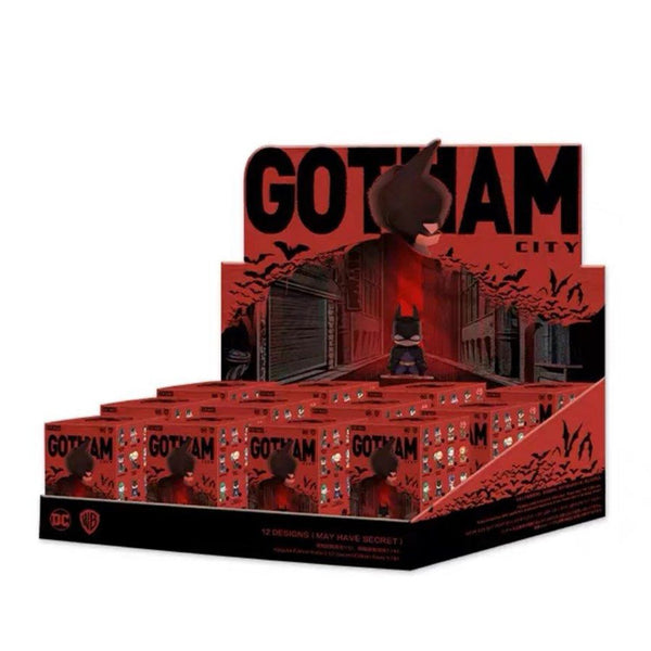 Popmart DC Gotham City (Case of 12 Blind Boxes)  27x11x20cm