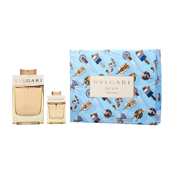 Bvlgari Man Terrae Essence Eau De Parfum Spray 100ml/3.4oz & Eau De Parfum Spray 15ml/0.5oz