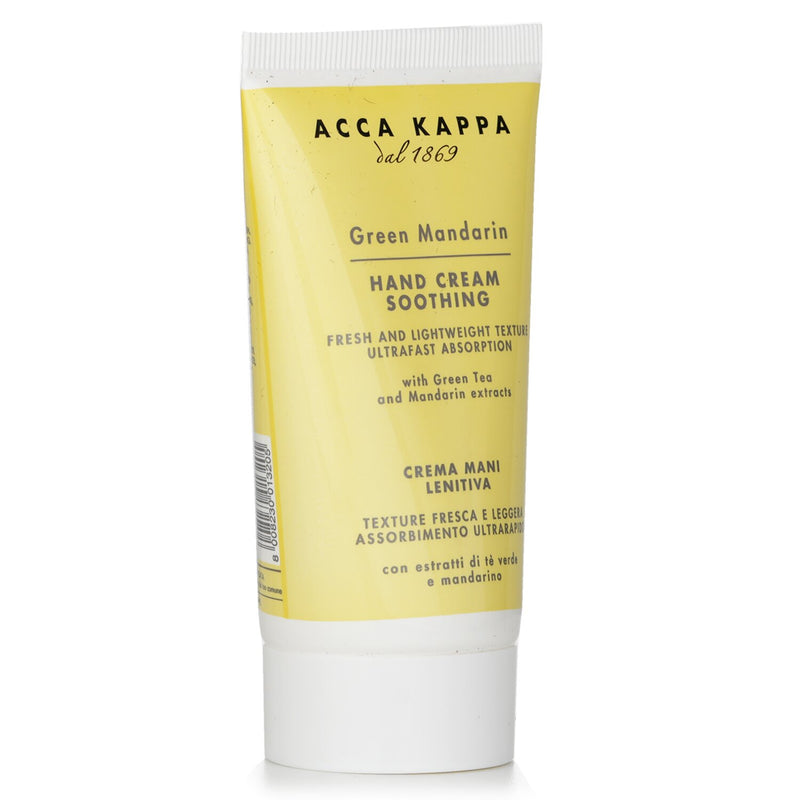 Acca Kappa Green Mandarin Hand Cream  75ml/2.5oz