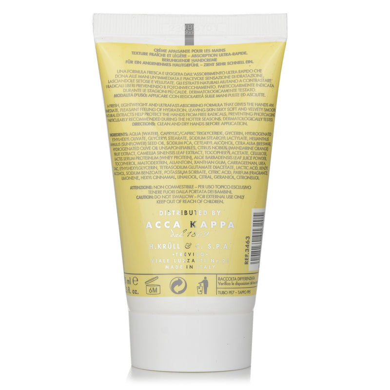 Acca Kappa Green Mandarin Hand Cream  75ml/2.5oz