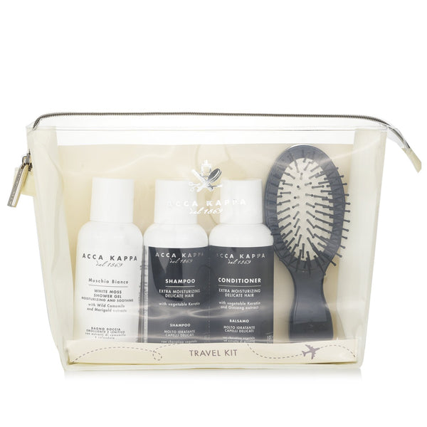 Acca Kappa White Moss Hair Care Travel Kit  4pcs