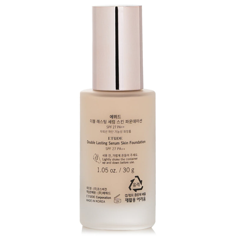 Etude House Double Lasting Serum Skin Foundation SPF 27 - # 19N1 Vanilla  30g/1.05oz