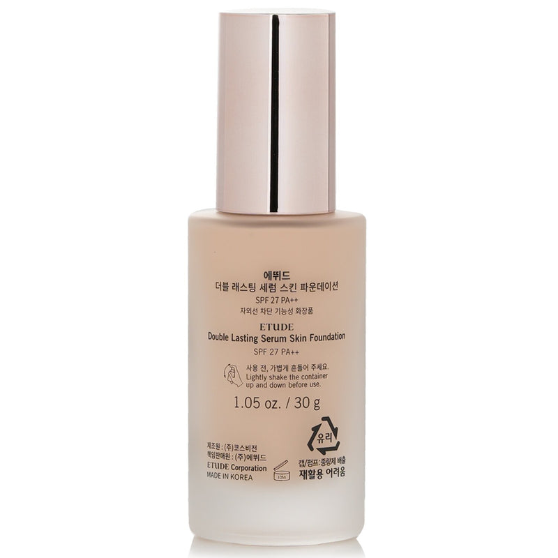 Etude House Double Lasting Serum Skin Foundation SPF 27 - # 21C1 Petal  30g/1.05oz