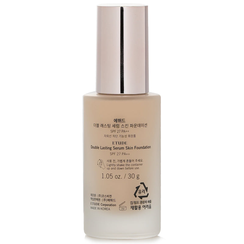 Etude House Double Lasting Serum Skin Foundation SPF 27 - # 21N1 Neutral Beige  30g/1.05oz