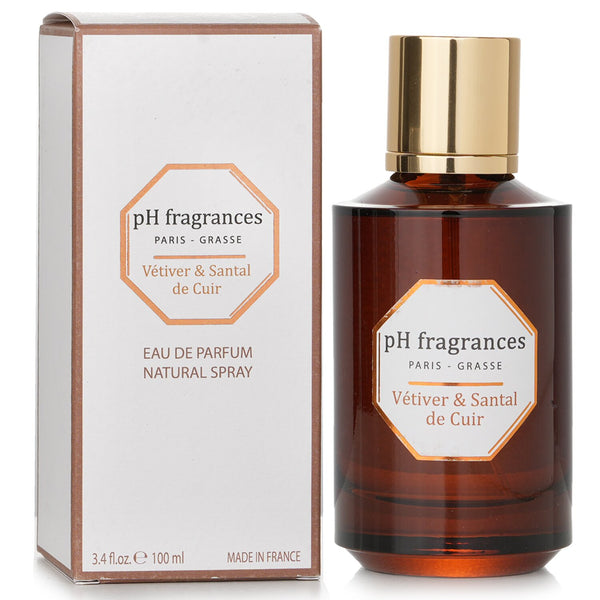pH fragrances Vetiver & Sandal Of Leather Eau De Parfum Spray  100ml/3.4oz