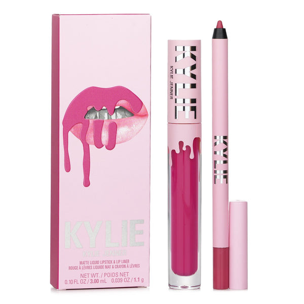 Kylie By Kylie Jenner Matte Lip Kit: Matte Liquid Lipstick 3ml + Lip Liner 1.1g - # 102 Extraordinary  2pcs