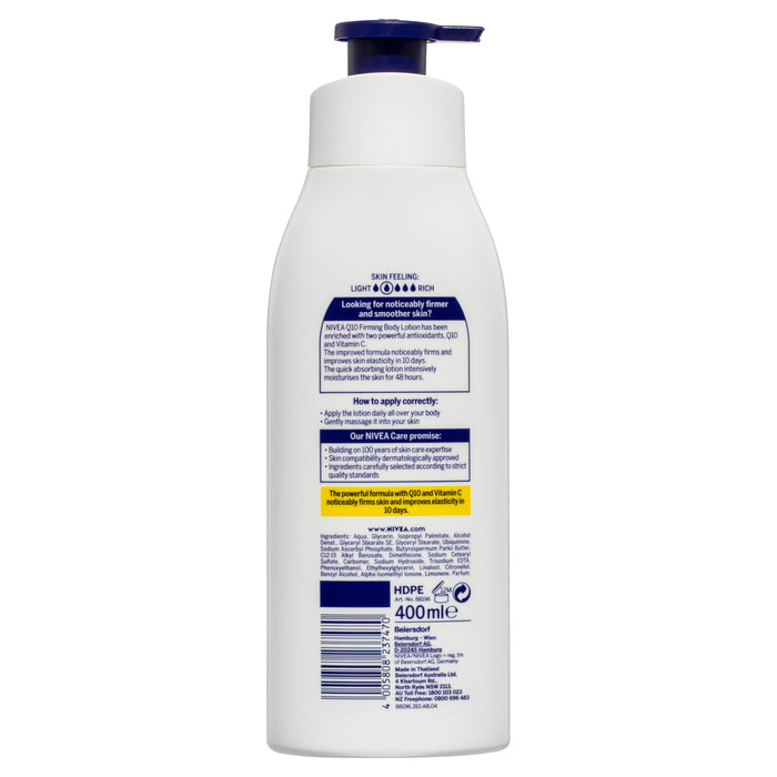 Nivea Q10 Plus C Firming Body Lotion 400ml/13.5oz