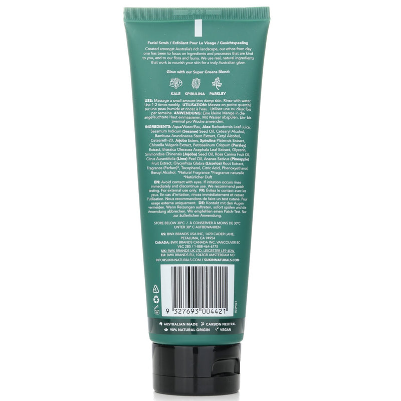 Sukin Super Greens Detoxifying Facial Scrub  125 ml/4.23oz