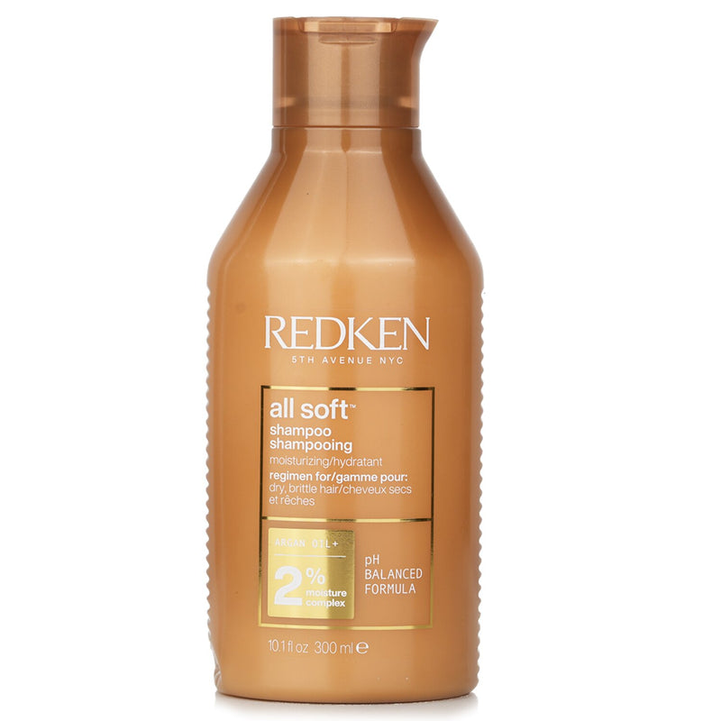 Redken All Soft Shampoo (For Dry Brittle Hair)  300ml/10.01oz
