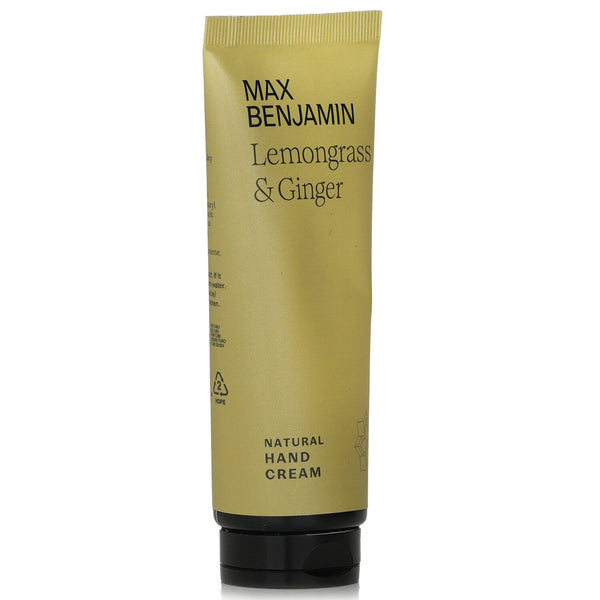 Max Benjamin Natural Hand Cream - Lemongrass & Ginger  75ml