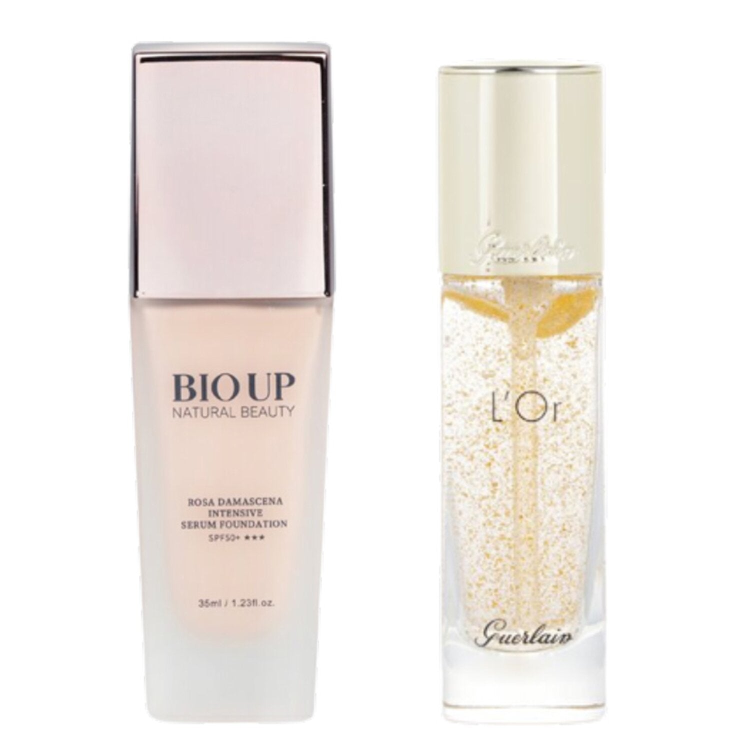 Guerlain L'Or Radiance Concentrate with Pure Gold Makeup + BIO UP Rose ...