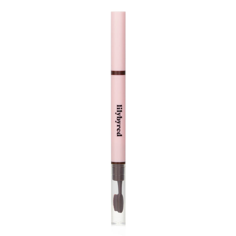 Lilybyred Hard Flat Brow Pencil - # 04 Dark Brown  0.17g