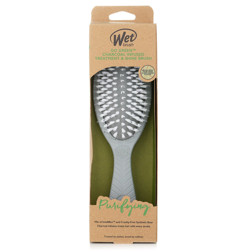 Wet Brush Go Green Charcoal Infused Treatment & Shine Brush  1pc