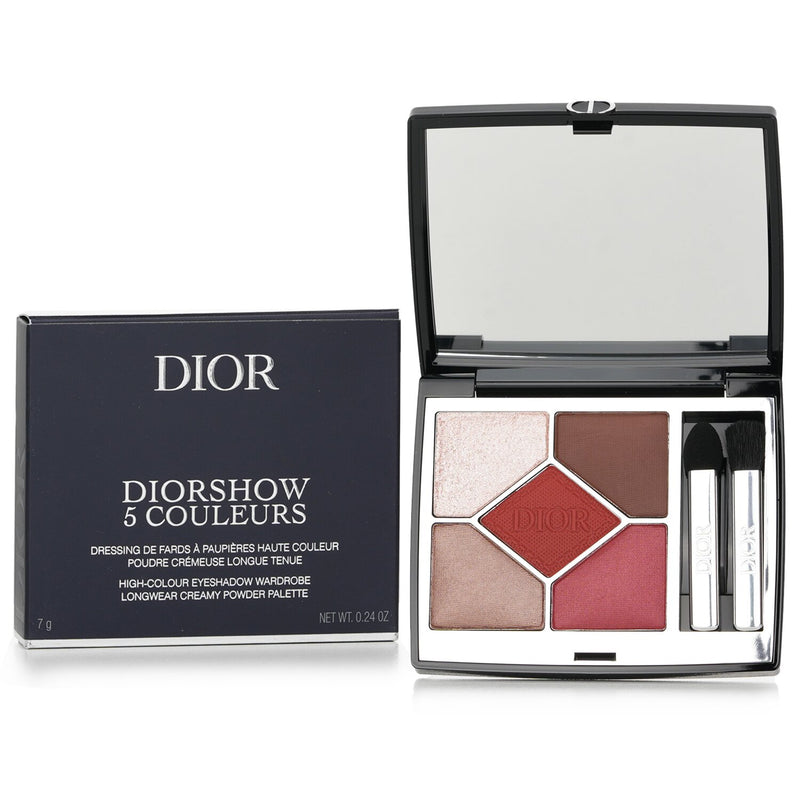 Christian Dior Diorshow 5 Couleurs Longwear Creamy Powder Eyeshadow Palette - # 673 Red Tartan  7g/0.24oz