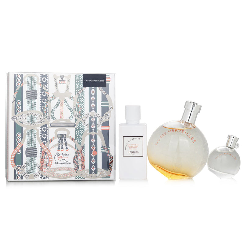 Hermes Eau Des Merveilles Coffret:  3pcs