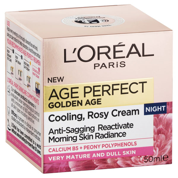 L'Oreal Paris Age Perfect Golden Rosy Redensifying Night Cream 50ml