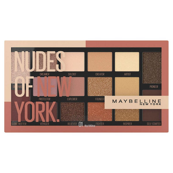 Maybelline Nudes of New York Eye Shadow Palette 18g