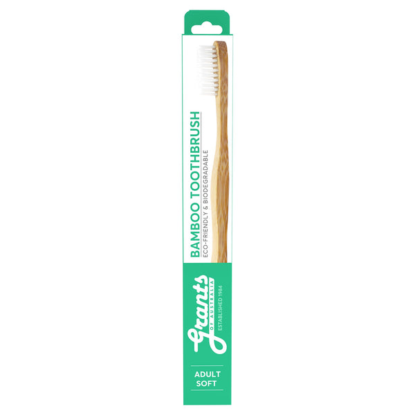Grants Toothbrush Bamboo Adult Soft 1 Pack