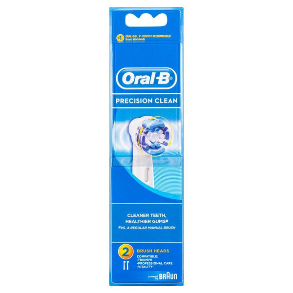 Oral B Power Brush Refill Precision Clean 2 Pack