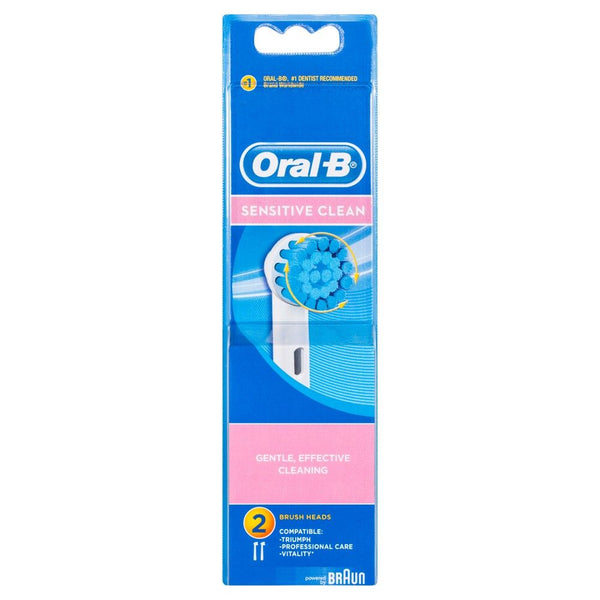 Oral B Power Brush Refill Sensitive 2 Pack