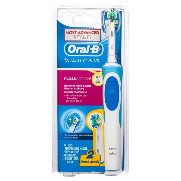 Oral B Power Brush Refill Vit Floss Action 2 Pack