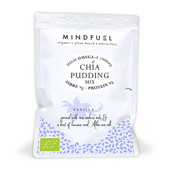 Mindfuel Organic Chia Pudding - Vanilla Cashew Sachet 50g