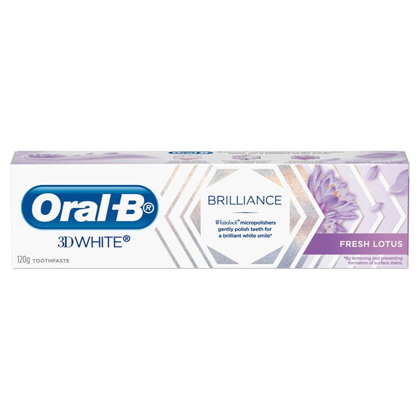Oral B Toothpaste Brilliance Fruit/Lotus 120g