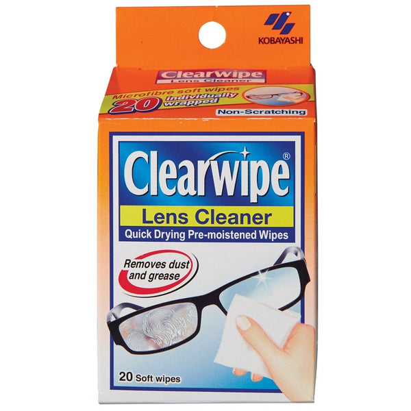 Clear Wipes Lens Cleaner 20