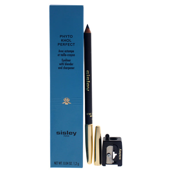 Sisley Phyto Khol Perfect Eyeliner With Blender and Sharpener - 3 Steel by Sisley for Women - 0.04 oz Eyeliner